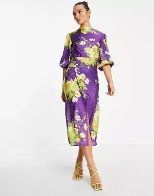 Asos Design Women's Multicolor Dress ANF811