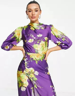 Asos Design Women's Multicolor Dress ANF811