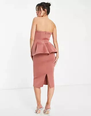 Asos Design Women's Pink Dress ANF831