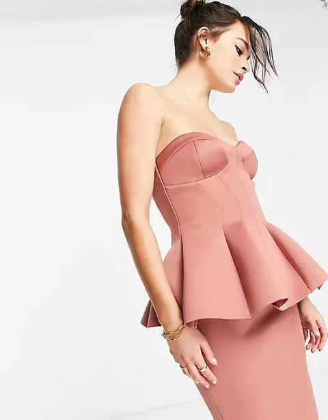 Asos Design Women's Pink Dress ANF831