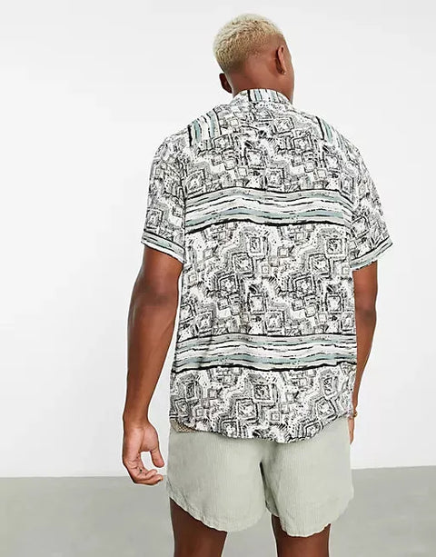 Asos Design Men's Multicolor Shirt ANF674