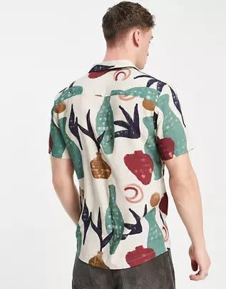 Asos Design Men's Multicolor Shirt ANF740