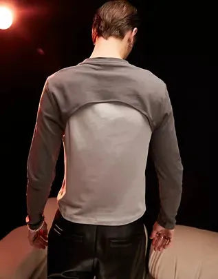 Asos Design Men's Gray Sweatshirt ANF742