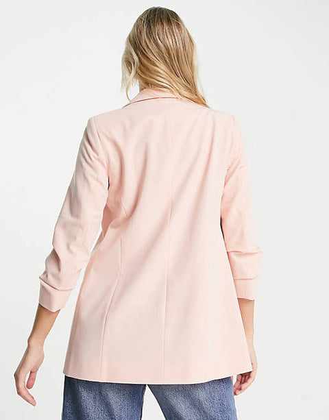 Miss Selfridge Women's Pink Blazer ANF116 (AN60,AN61)