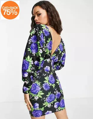 Asos Design Women's Multicolor Dress ANF795