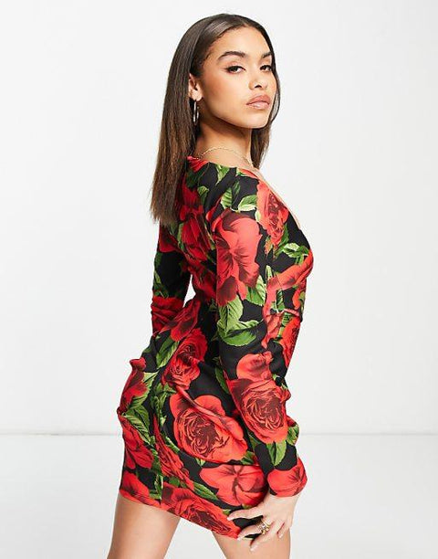 Asos Design Women's Multicolor Dress ANF3087