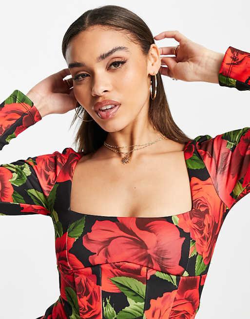 Asos Design Women's Multicolor Dress ANF3087