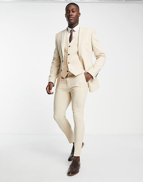 ASOS Design  Men's Beige Blazer ANF2877