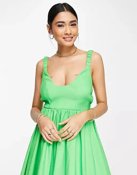 Asos Design  Women's Green Dress ANF959