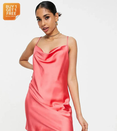 Miss Selfridge Women's Pink Dress ANF1087