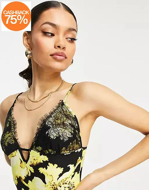 Asos Design Women's Multicolor Dress ANF696