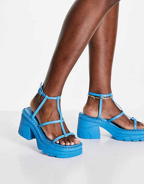 TopShop  Women's Blue Sandal ANS420 shr