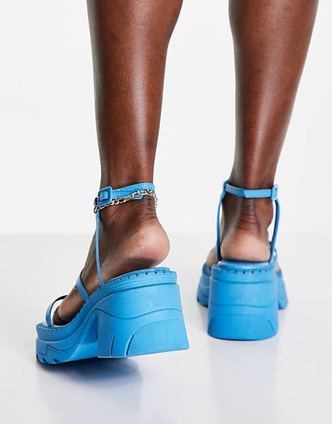TopShop  Women's Blue Sandal ANS420 shr