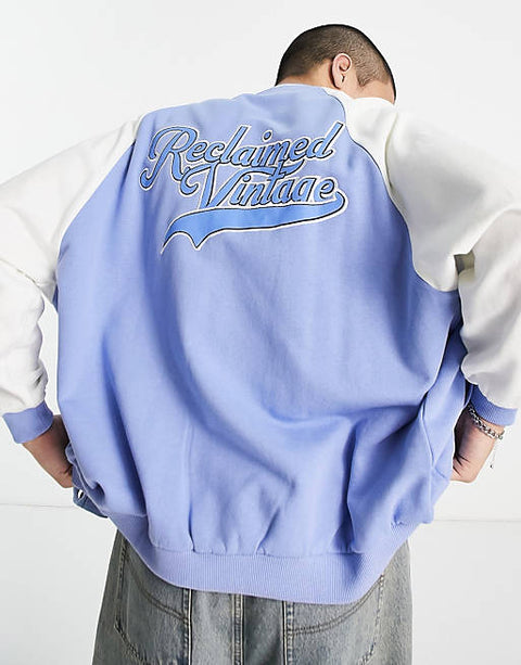 Reclaimed Vintage Men's Light Blue jacket ANF98