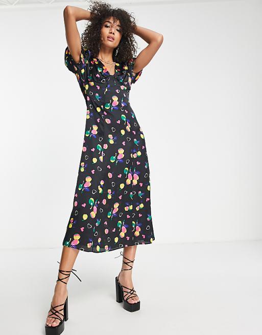 TopShop Women's Multicolor Dress ANF3226