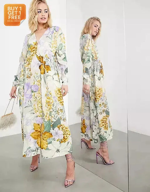 Asos Design Women's Multicolor Dress ANF853