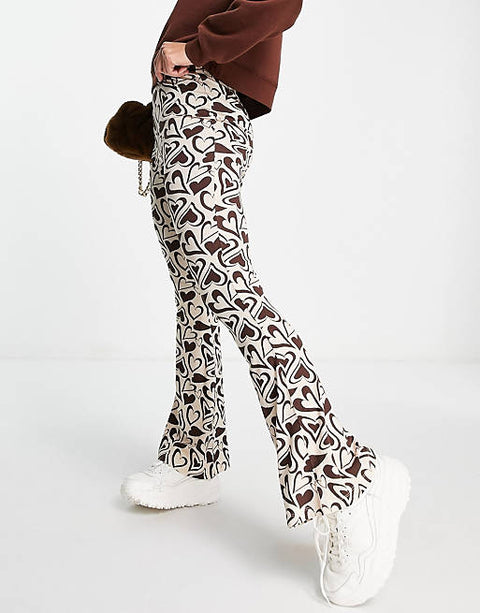TopShop Women's Multicolor Trouser ANF514 (LR80)shr