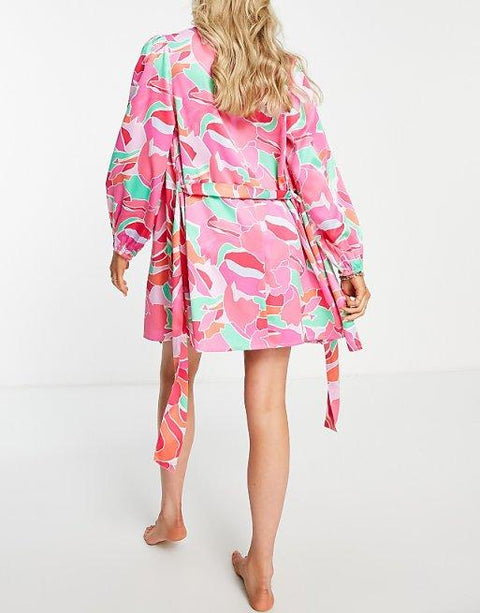 Asos Design Women's Multicolor Swimwear Cover Up ANF3071