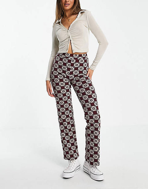 Reclaimed Vintage  Women's Multicolor Trouser AMF2526 B3 shr