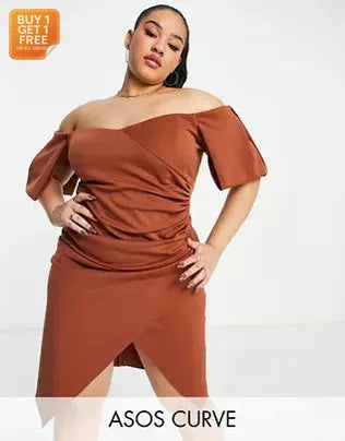 Asos Design  Women's Camel  Dress ANF971