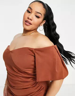 Asos Design  Women's Camel  Dress ANF971