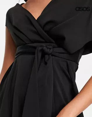 Asos Design Women's Black Dress ANF1847