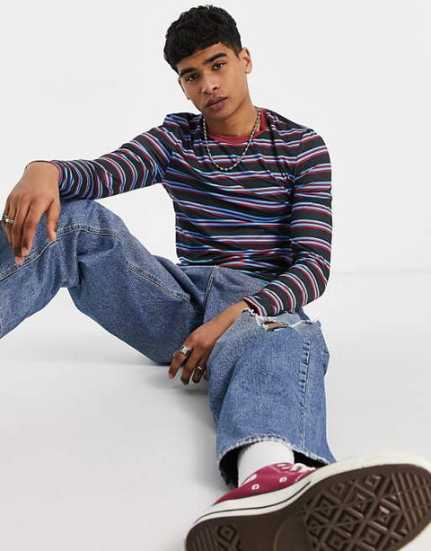 Asos Design  Men's Multicolor Sweatshirt ANF3375