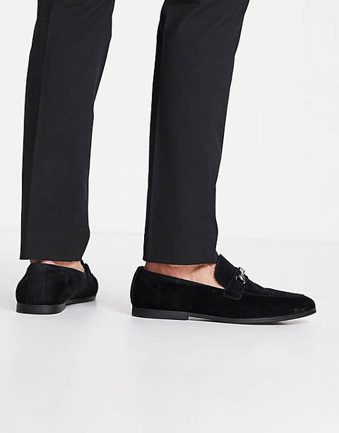 Asos Design Men's Black Loafer Shoes ANS102 (Shoes 48,51,10)