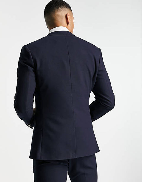 ASOS Design  Men's Navy Blue Blazer ANF201 (AN86,AN67)SHR