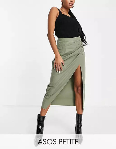 Asos Design Women's Khaki Skirt ANF1133
