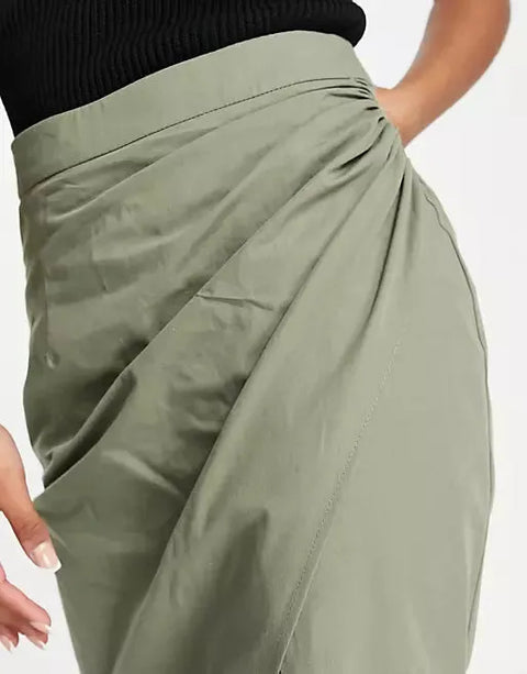 Asos Design Women's Khaki Skirt ANF1133