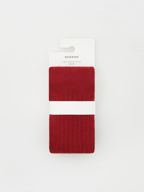 Reserved Girl's Burgundy Cotton Tight  |Reserved In Lebanon