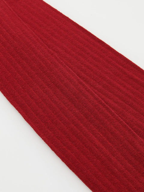 Reserved Girl's Burgundy Cotton Tight  |Reserved In Lebanon