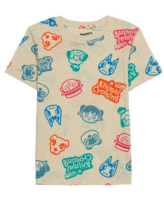 New Horizons Animal Crossing Boy's Multicolor T-Shirt ABFK473 shr