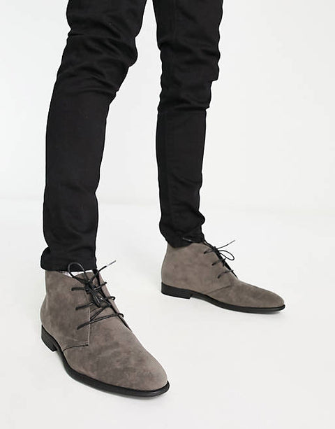 ASOS Design Men's Gray Boot ANS60 (Shoes49,58,10)