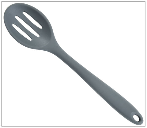 Lomenox Silicone Grey Slotted Spoon LM2212-1040