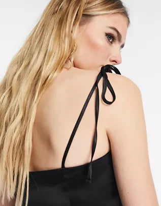 Topshop Women's Black Blouse ANF678