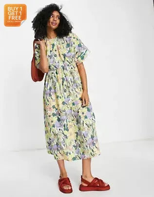 Asos Design Women's Multicolor Dress ANF793