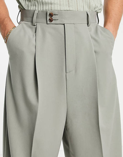 ASOS DESIGN  Men's Khaki Trouser AMF2537 B26(shr)