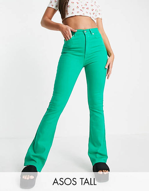 ASOS Design Women's Green Jeans ANF465 (LR70) shr