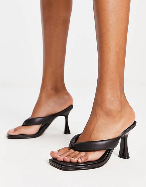 ASOS Design  Women's Black Heeled ANS354 (Shoes53) SHR