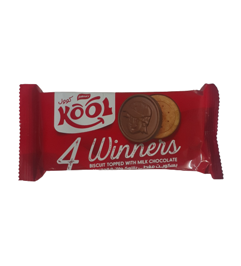 Palmary Kool 4 Winners Biscuit Topped With Milk Chocolate 62g | Palmary Kool In Lebanon