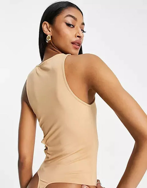 Asos Design Women's Beige Blouse ANF728