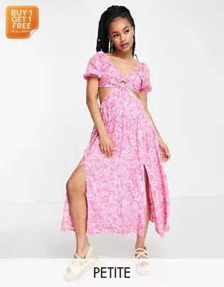 Miss Selfridge Women's Pink Dress ANF790