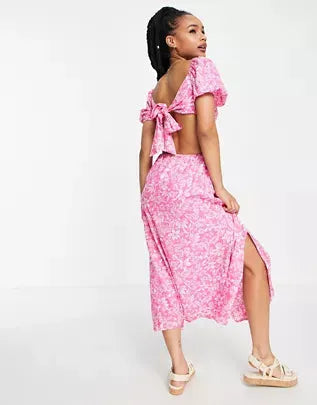Miss Selfridge Women's Pink Dress ANF790