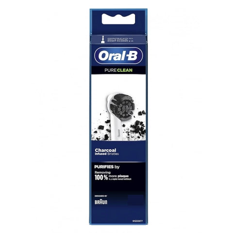 Oral-B Pure Clean Charcoal Infused Replacement Brush Heads Electric Toothbrush Heads  | Oral-B In Lebanon