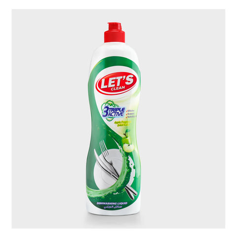 Let's Clean 3 Triple Active Dishwashing Liquid Gel 750ml | Let's Clean In Lebanon