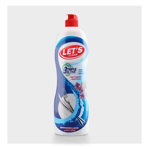 Let's Clean 3 Triple Active Dishwashing Liquid Gel 750ml | Let's Clean In Lebanon