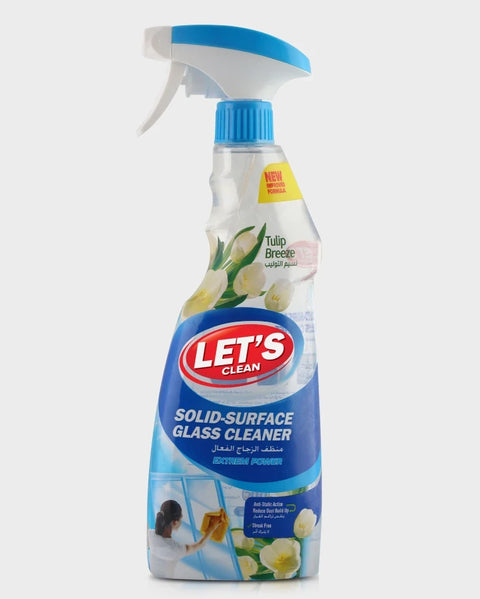 Let's Clean Solid-Surface Glass Cleaner 600ml | Let's Clean In Lebanon