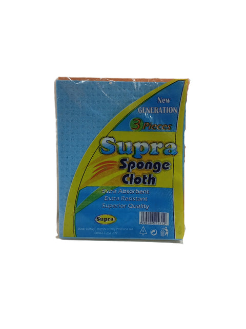 Supra Sponge Cloth 3pcs